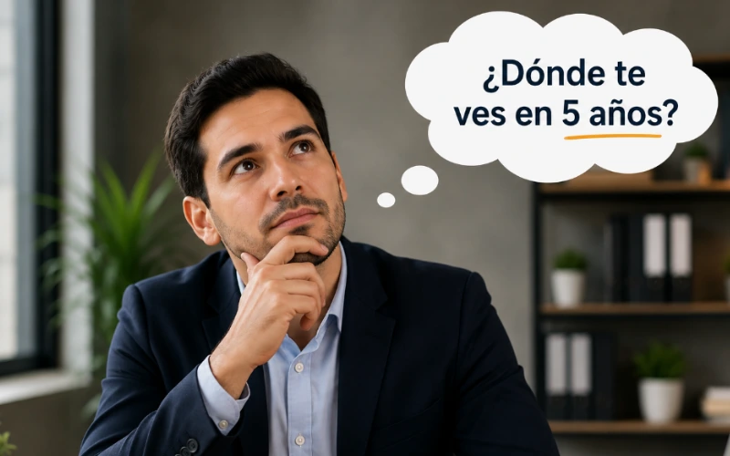 ¿Cómo responder la pregunta "¿Dónde te ves en 5 años?" en una entrevista de trabajo